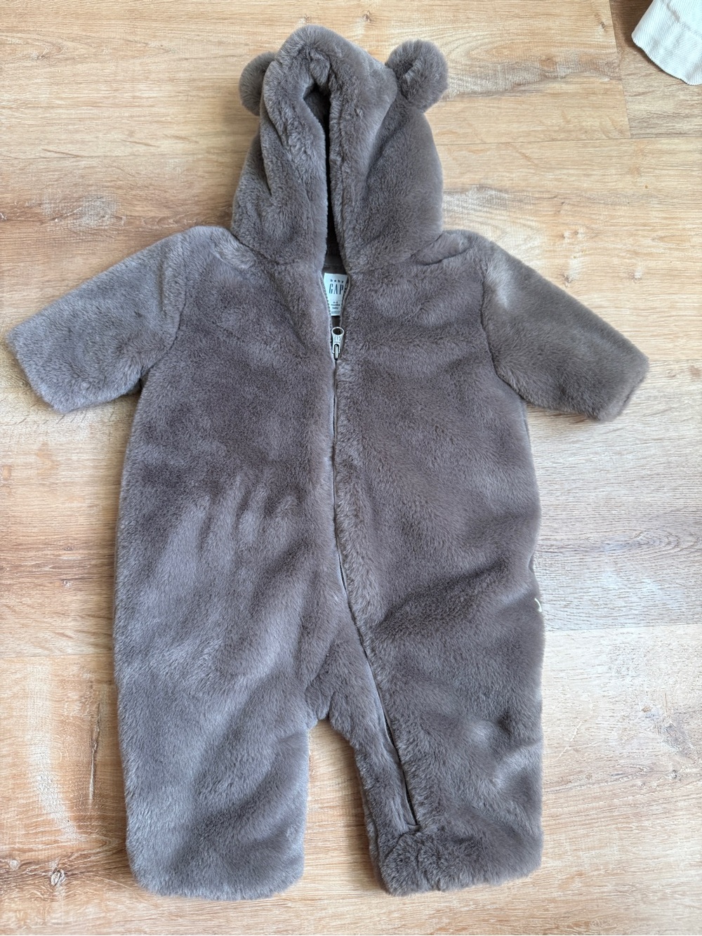 GAP brown fuzzy winter suit